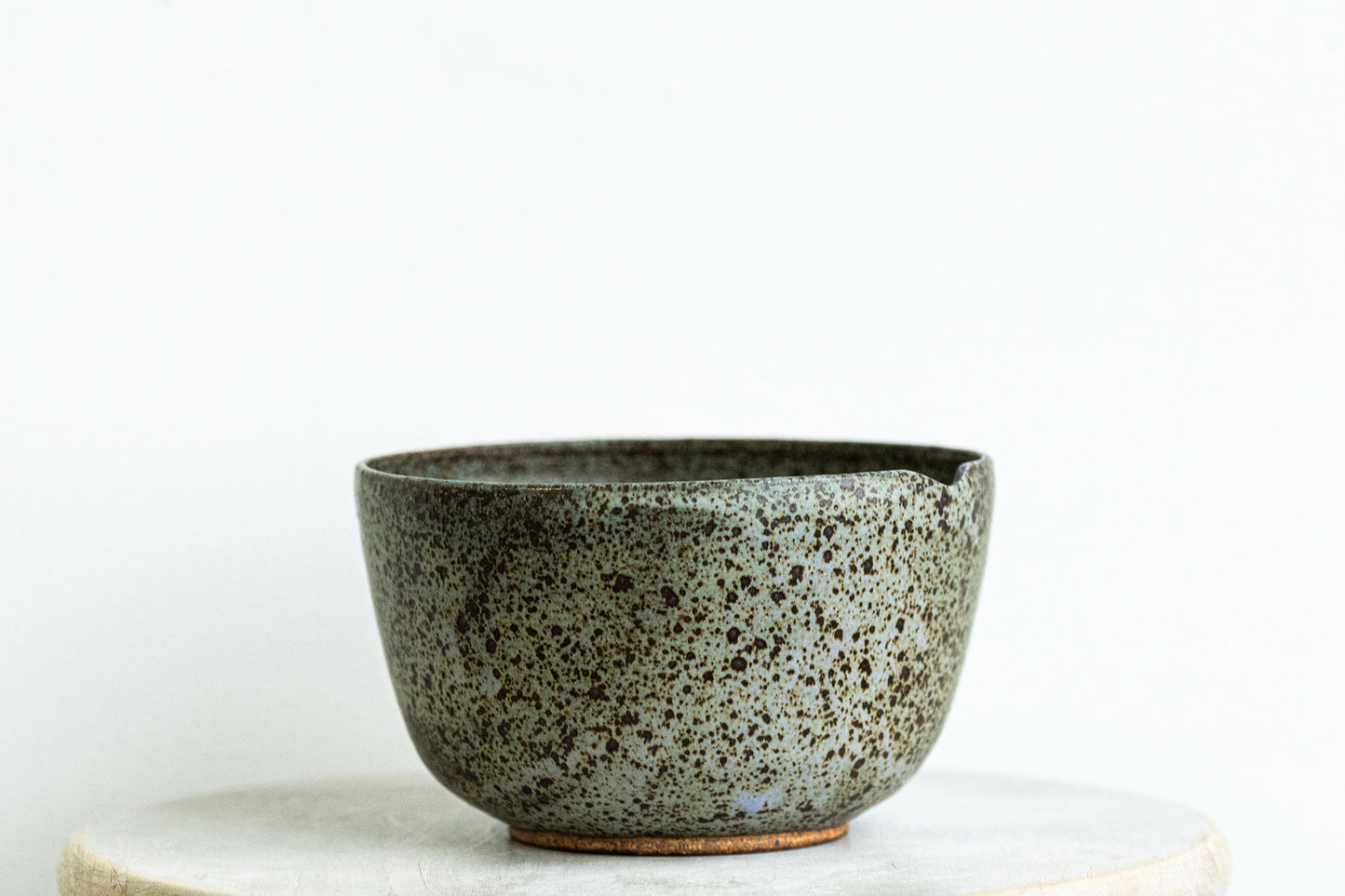 notched stoneware underdog bowl
