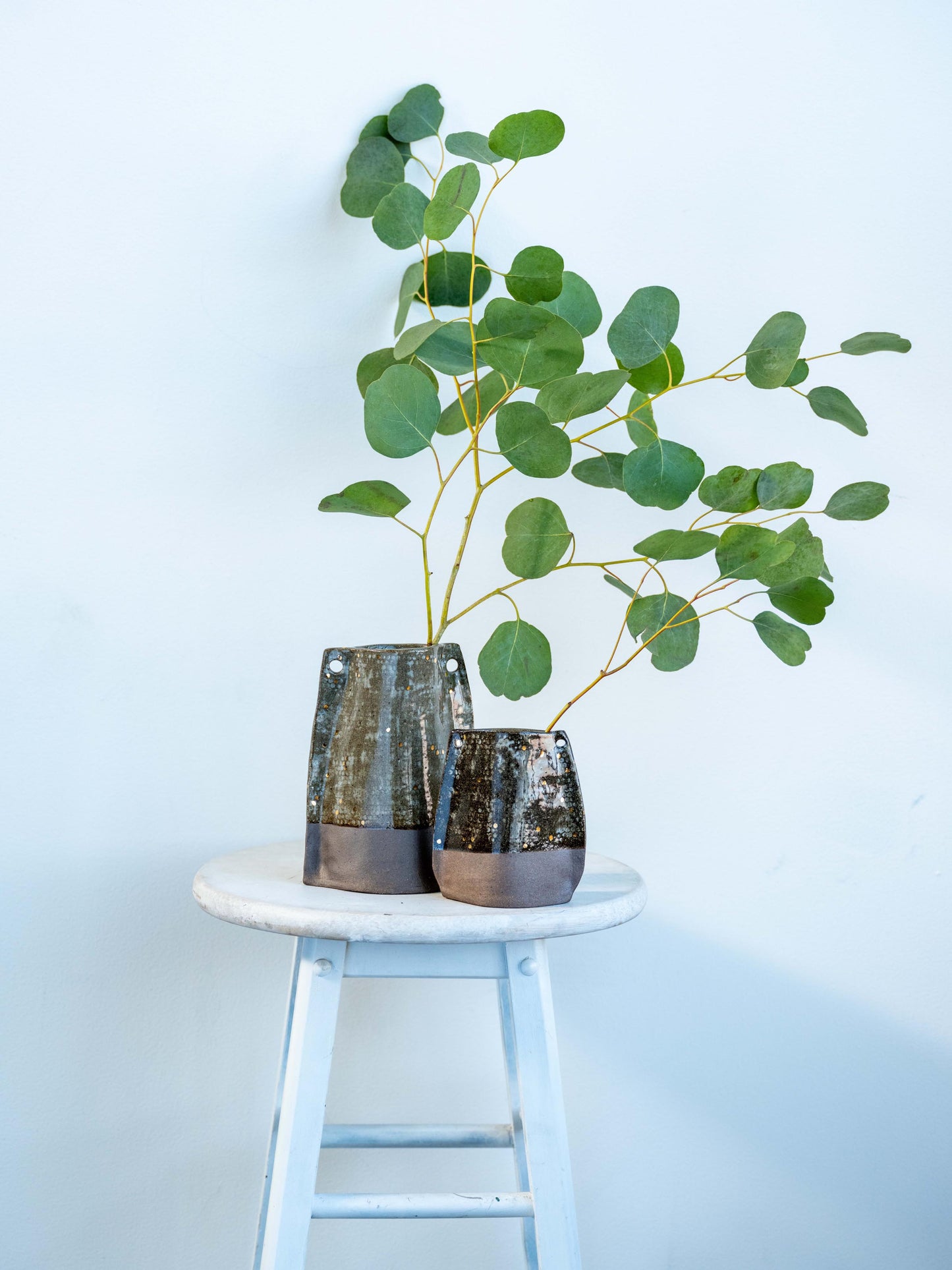 stoneware envelope vase