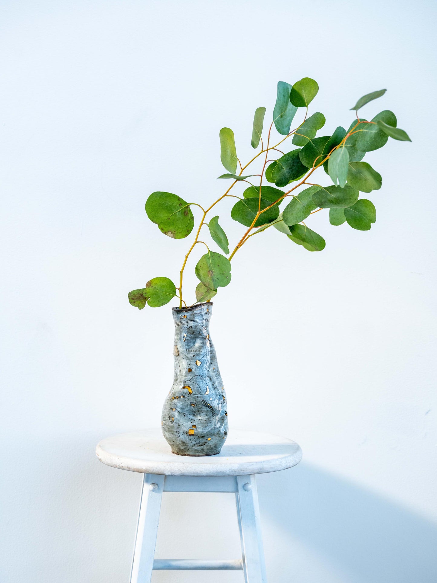 constellation collection - tall asymmetrical warped vase