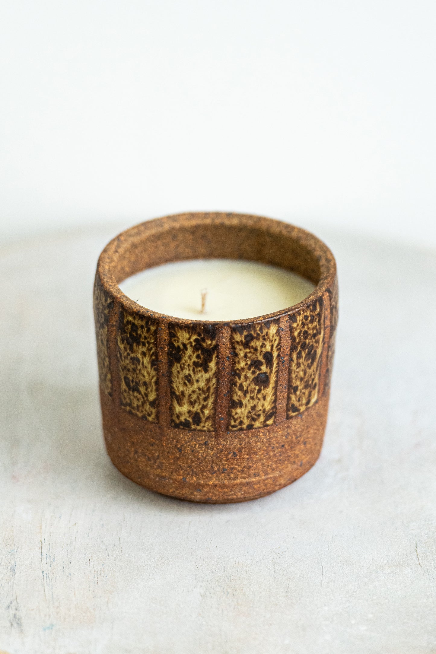 rectangle underdog stoneware candle