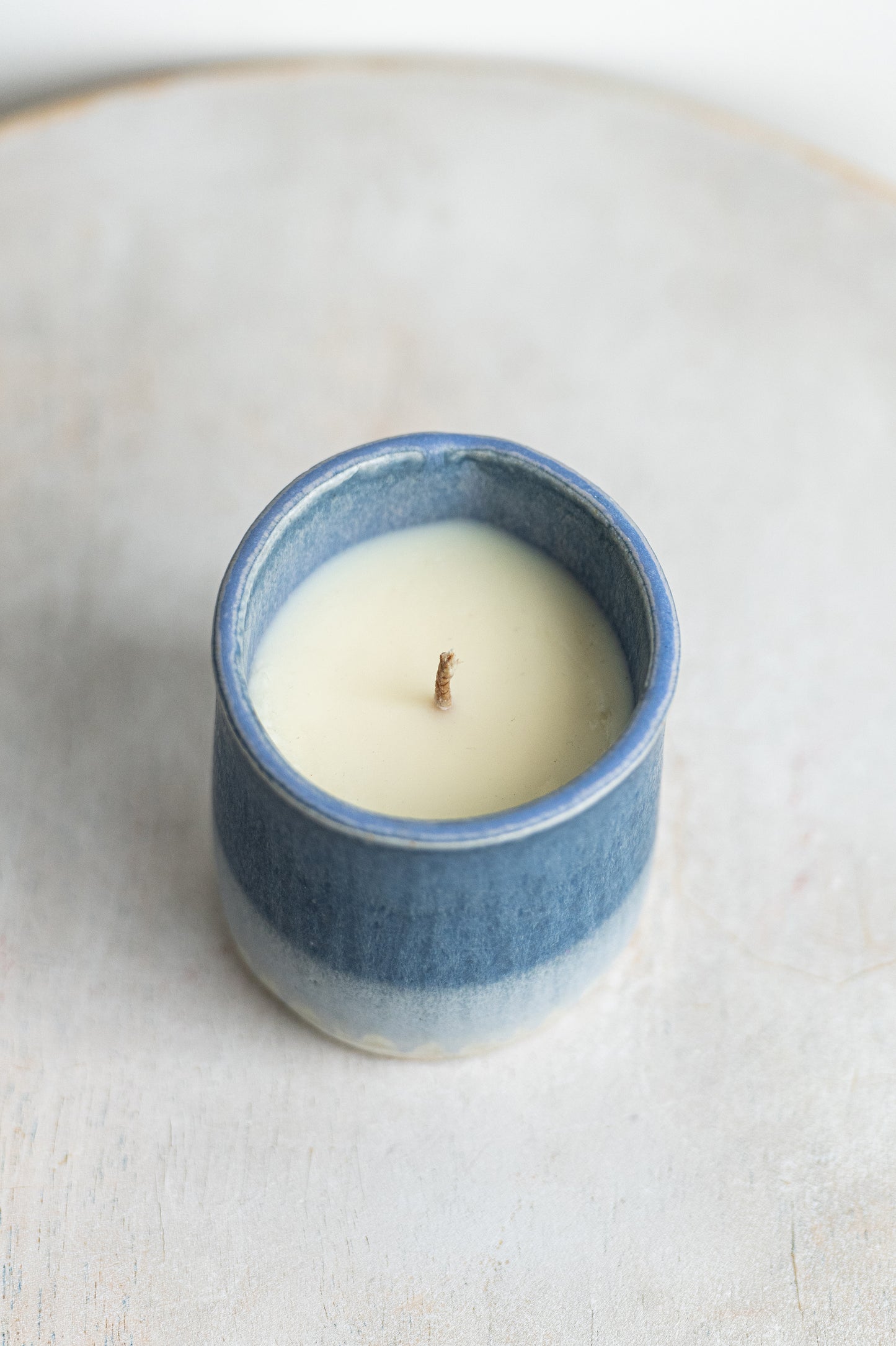 purple haze underdog stoneware candle