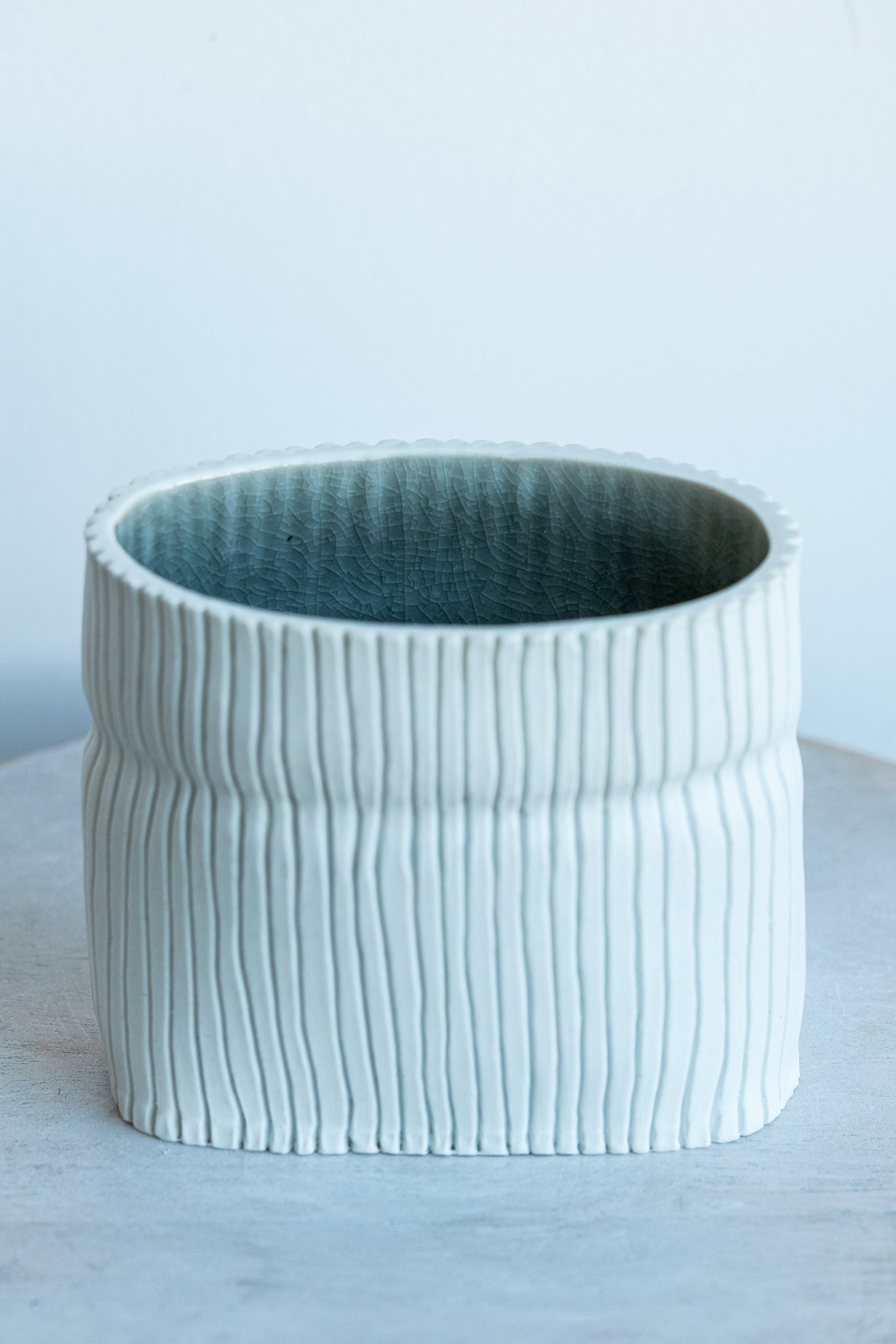 gordo groovy porcelain vase