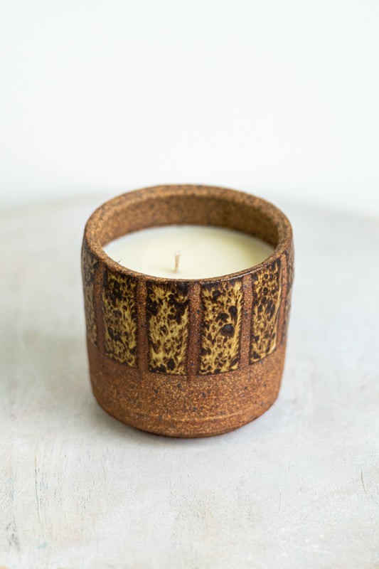 rectangle underdog stoneware candle